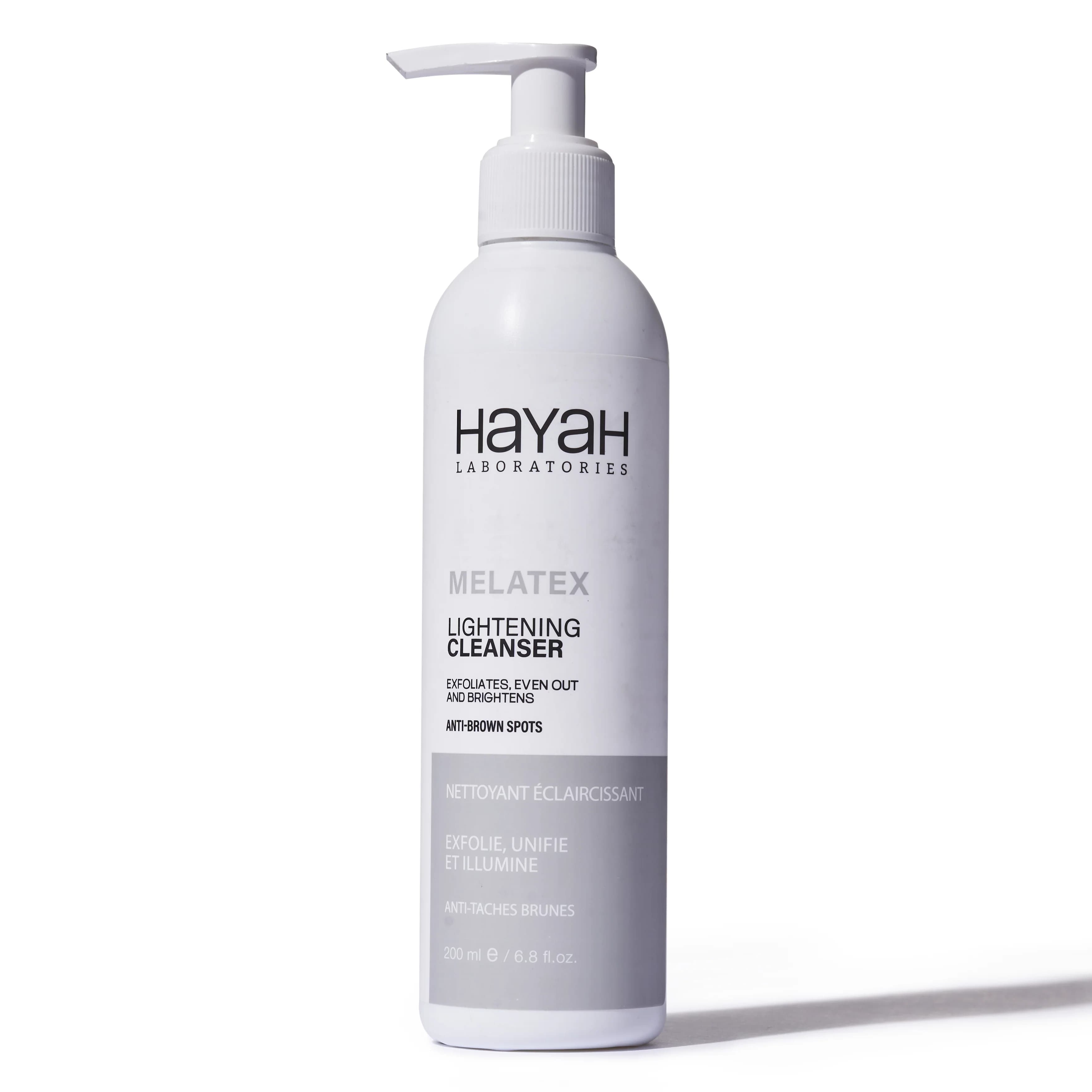 Hayah melatex lightening cleanser exofolating 200 ml