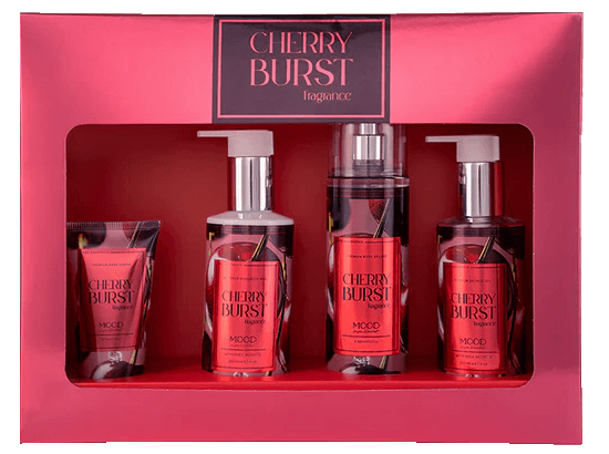 Mood Set Cherry Burst (Splash+Hand+Shower+Milk)