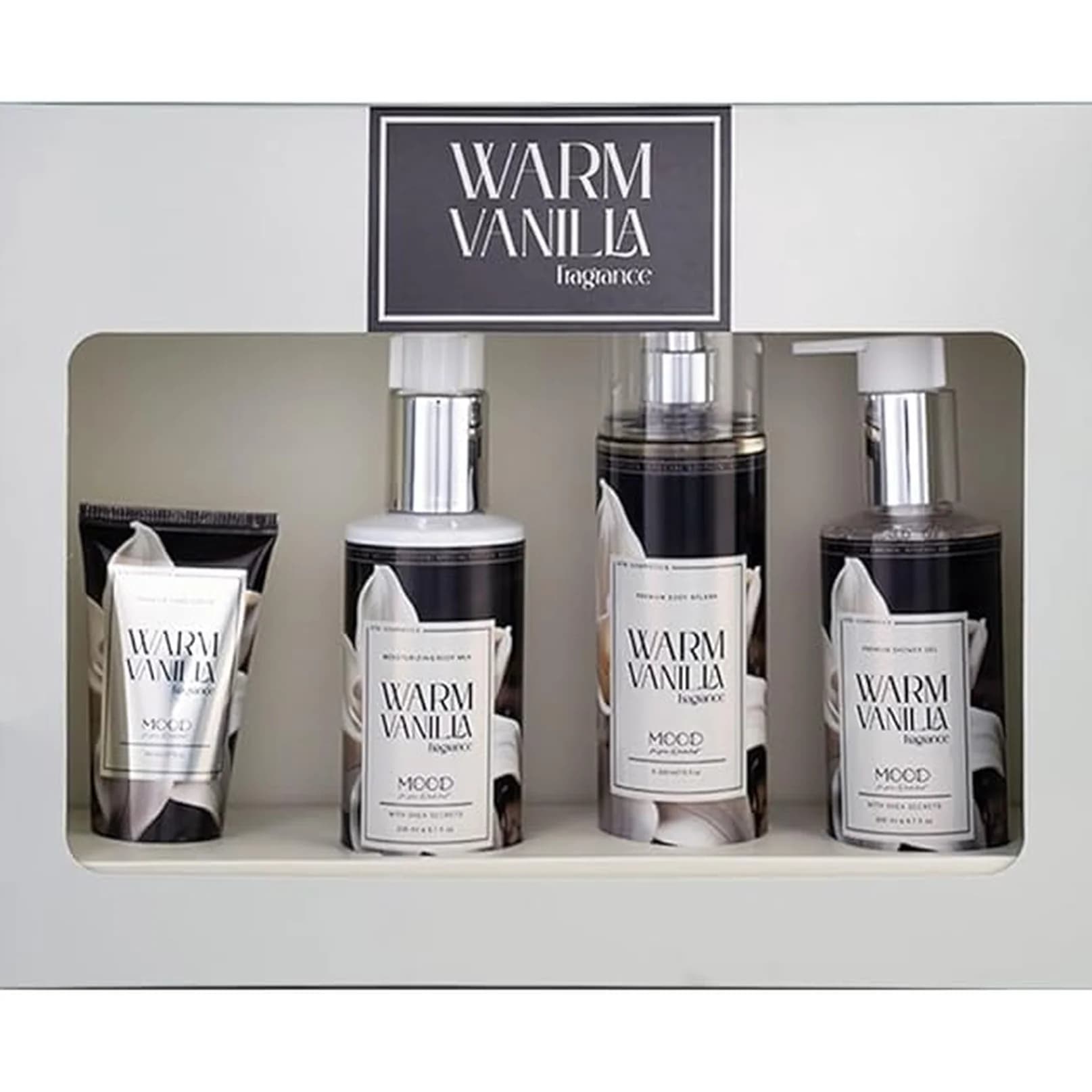 Mood Set Warm Vanilla (Splash+Hand+Shower+Milk)