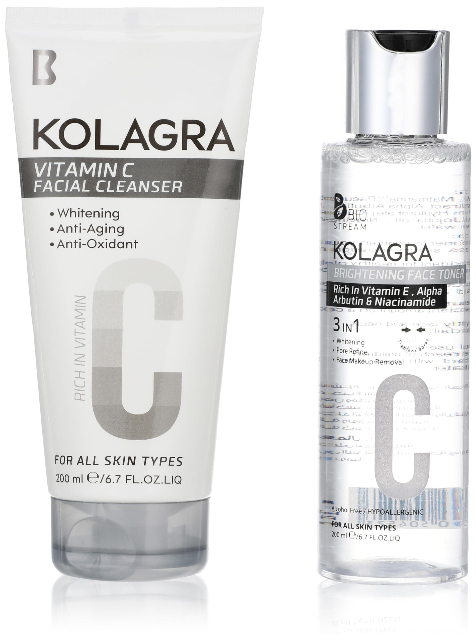 Kolagra   cleanser + Toner