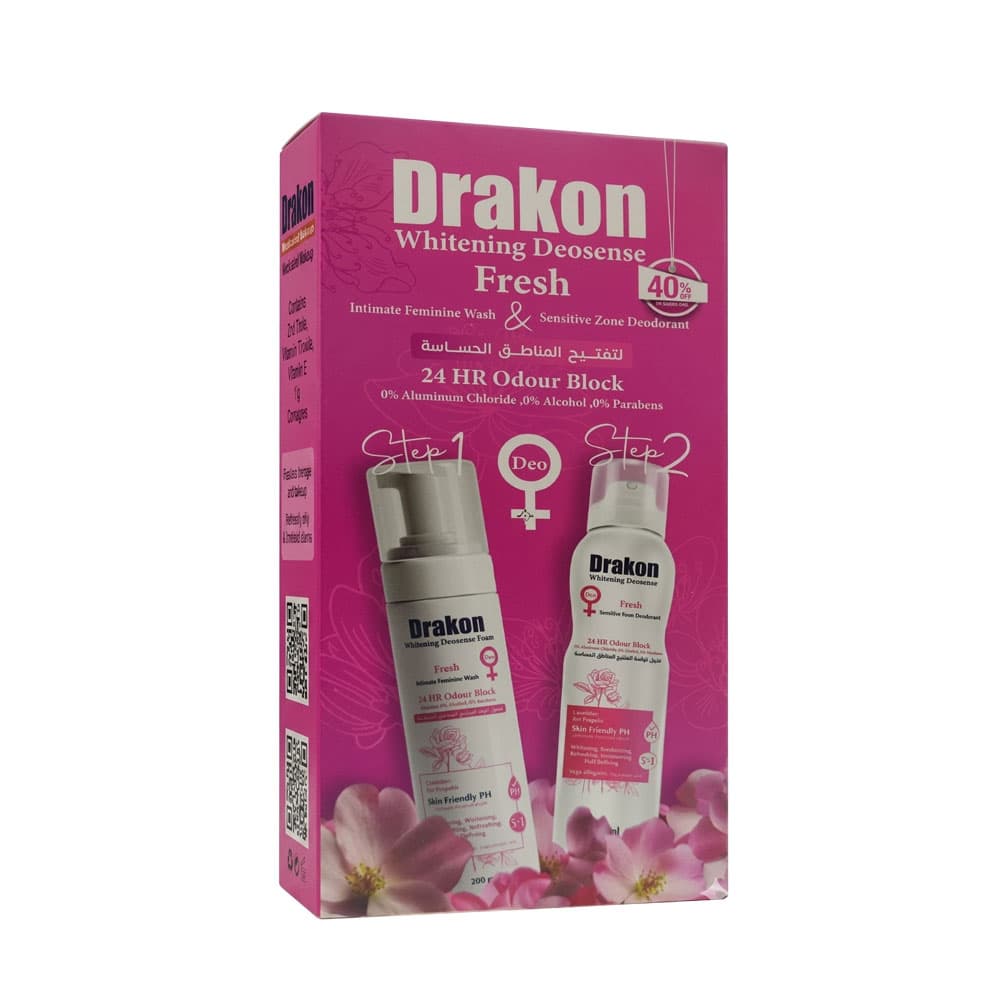 Drakon Whitening Wash And Deodorant  Offer