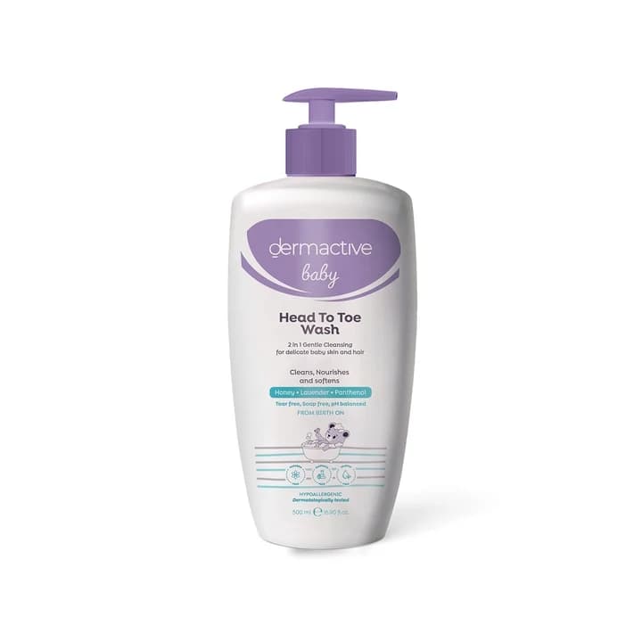 dermactive baby Head To Wash 500ml