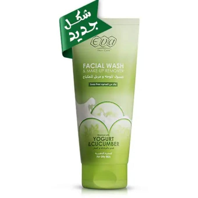 eva facial wash enriched yogurt and cocumber 150 ml