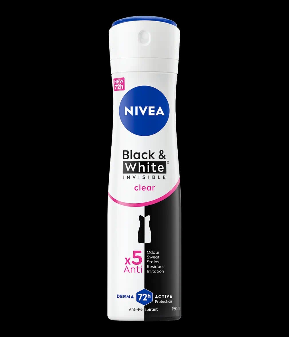 NIVEA BLACK & WHITE CLEAR 150ML