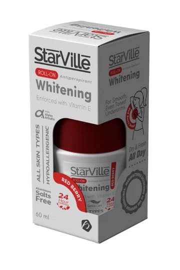 Starville Whitening Roll On Red Berry 60 ml