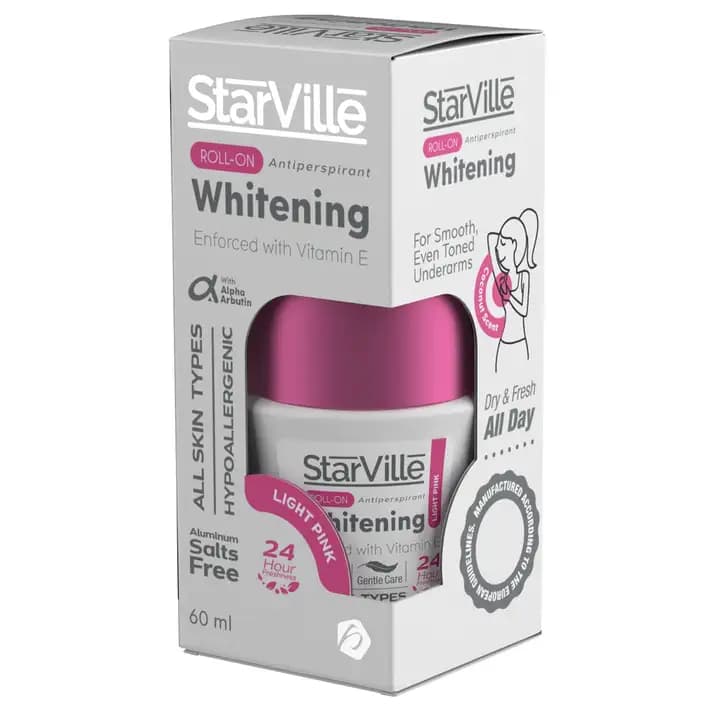 Starville Whitening Roll On Light Pink 60 ml