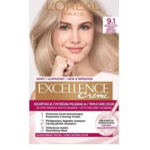 L’Oreal Paris - Excellence Very Light Ash Blonde 9.1