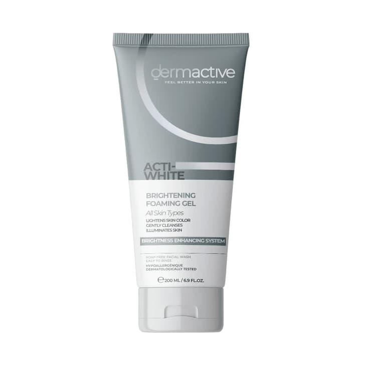 DERMACTIVE ACTI-WHITE BRIGHTENING FOAMING GEL 200ML