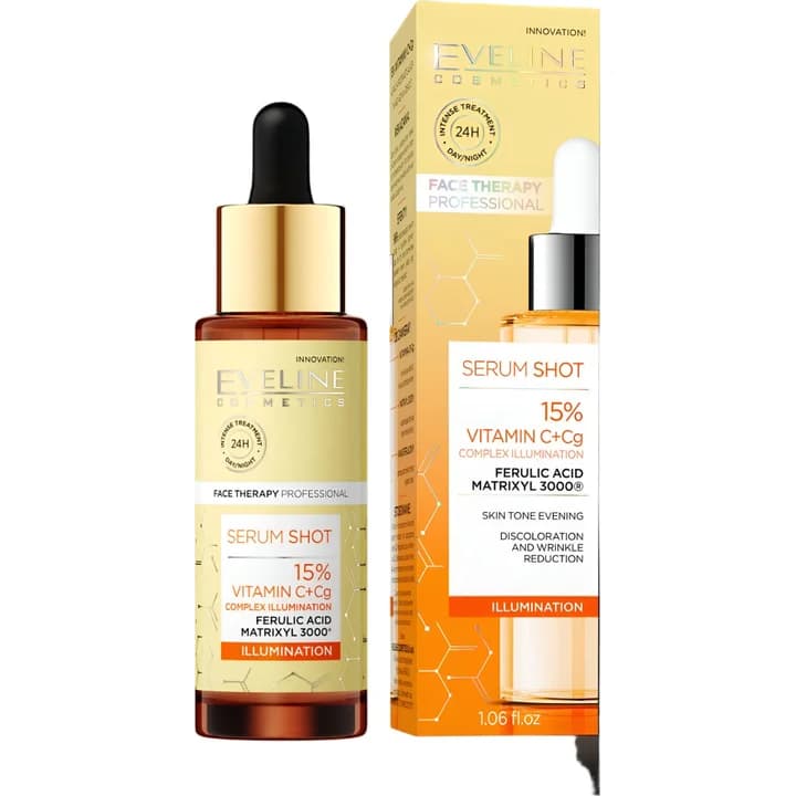 Eveline Cosmetics Serum Shot 15% Vitamin C+Cg Complex Illumination 30ML