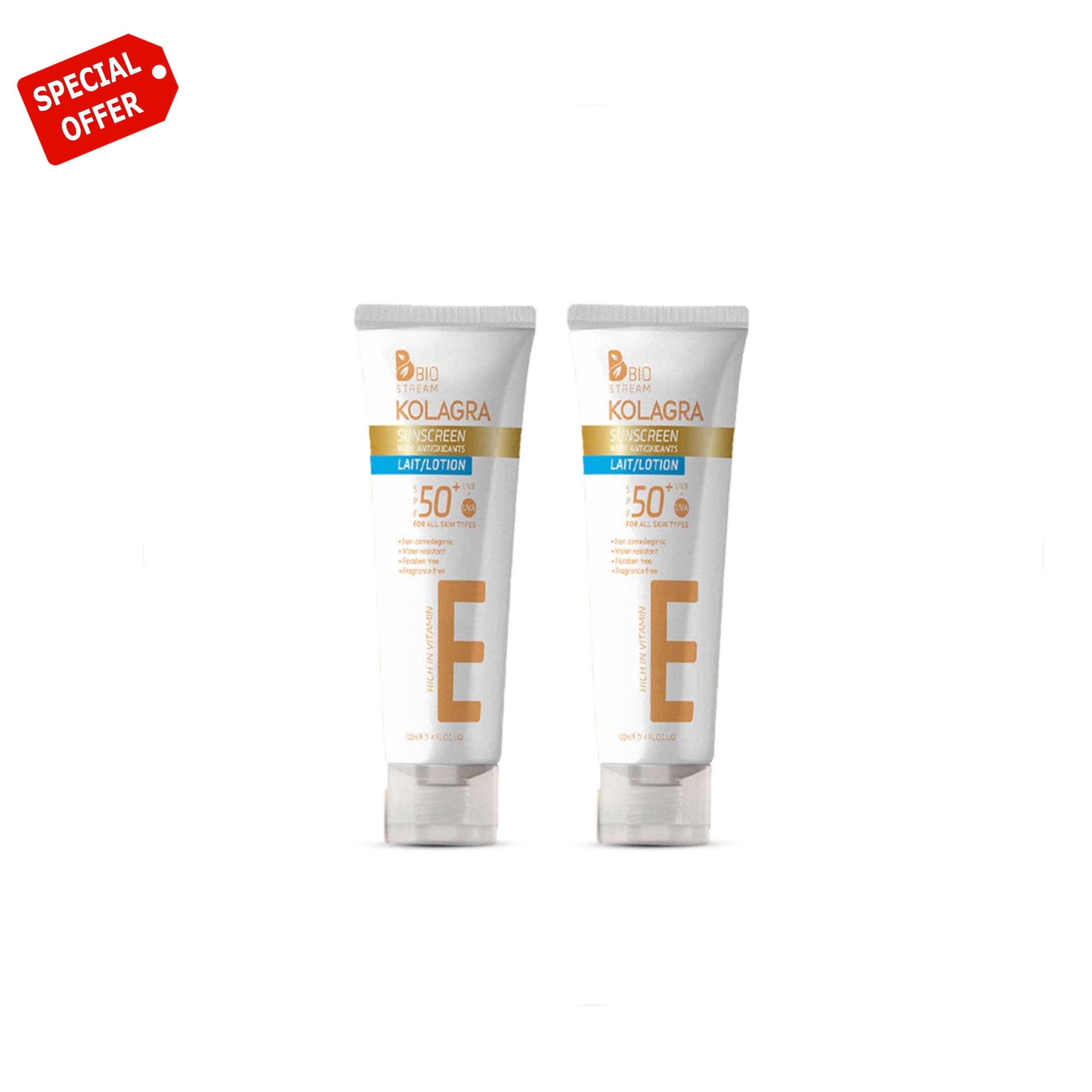 Offer Kolagra Sun Screen Lotion 120ml (1+1).JPEG