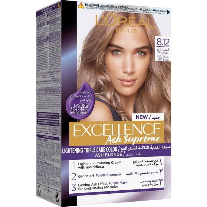 L’Oreal Excellence Ash Supreme cool pearl light blonde dye