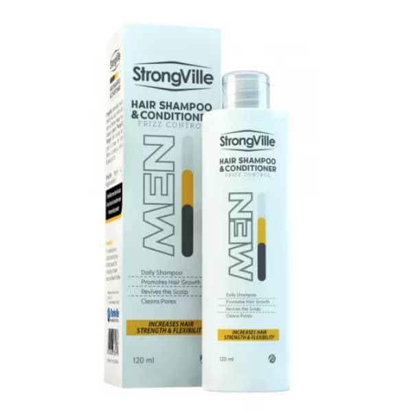 Strong Ville Men Hair Shampoo & Conditioner Frizz Control 220 ml
