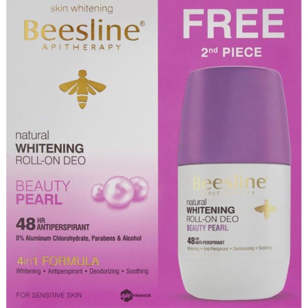 beesline whitening roll on pearl 1+1